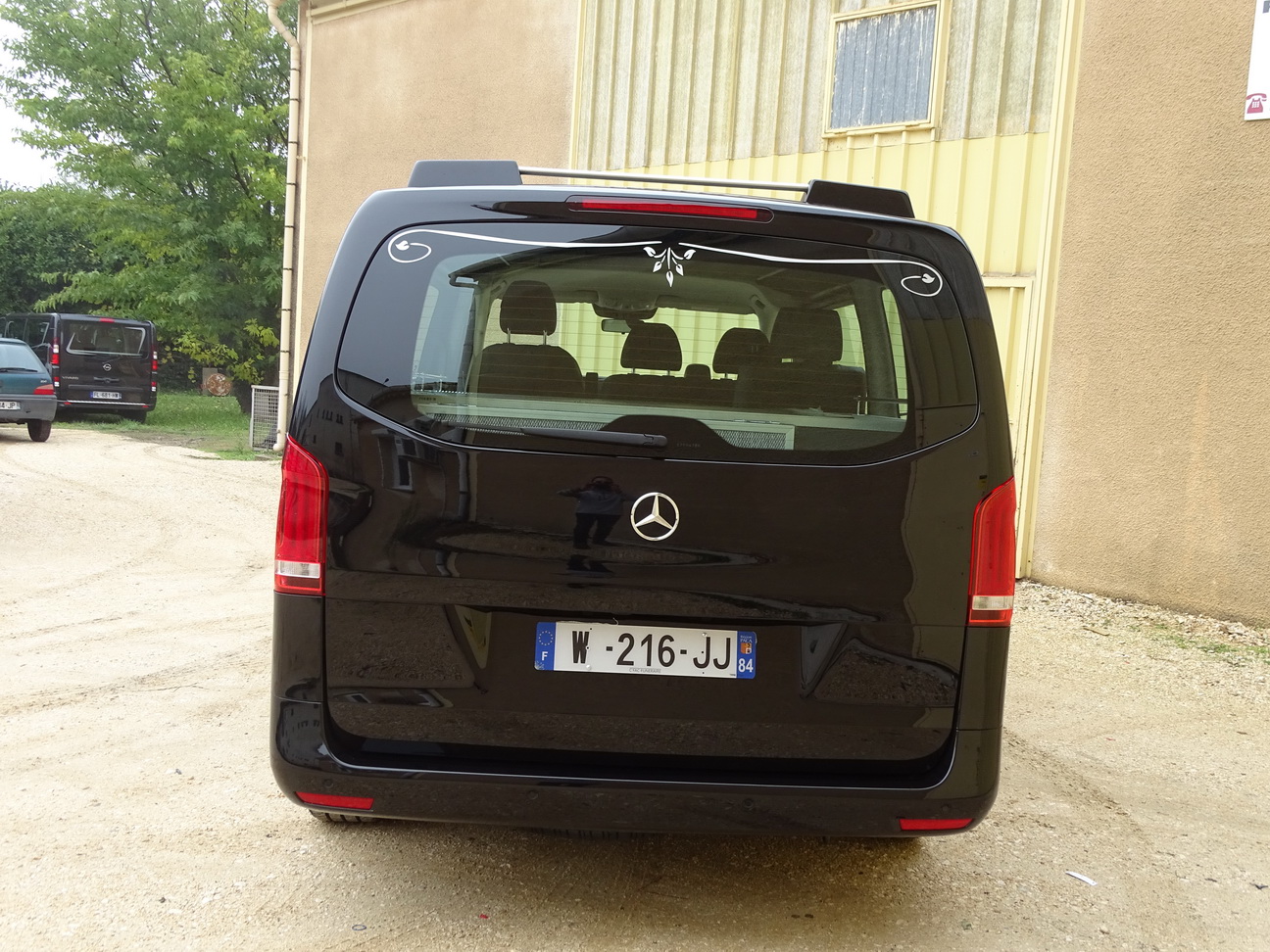 corbillard mercedes vito arriere